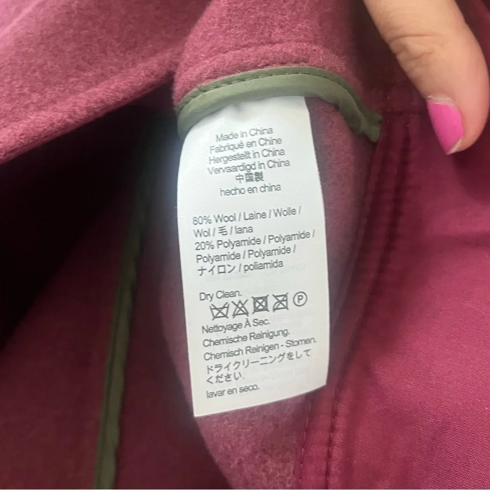 J. Crew Red Wool Jacket New With Tags